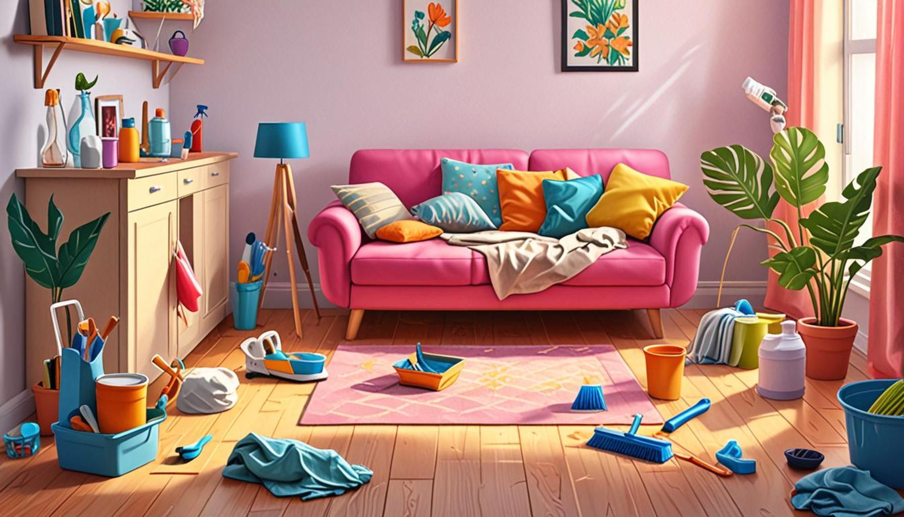 The importance of rest time in the effectiveness of household cleaning routines